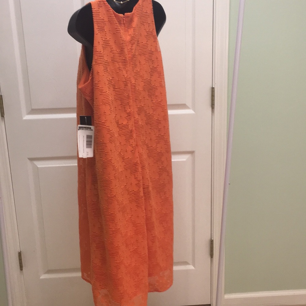 NWT- Nine West Hi low floral shift dress, size 12. - Picture 3 of 8